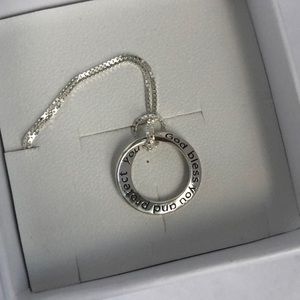 "God bless you" necklace